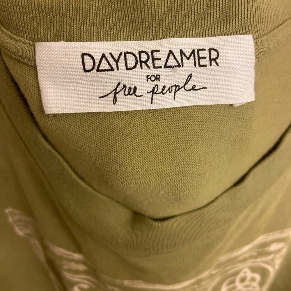 Daydreamer Olive Mini Dress with Brown Corduroy Jacket - Picture 5 of 6